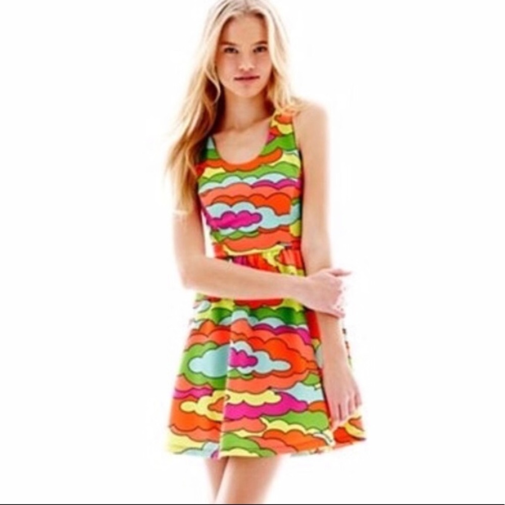 Nanette Lepore L’AMOUR Dress Neon Cloud XS